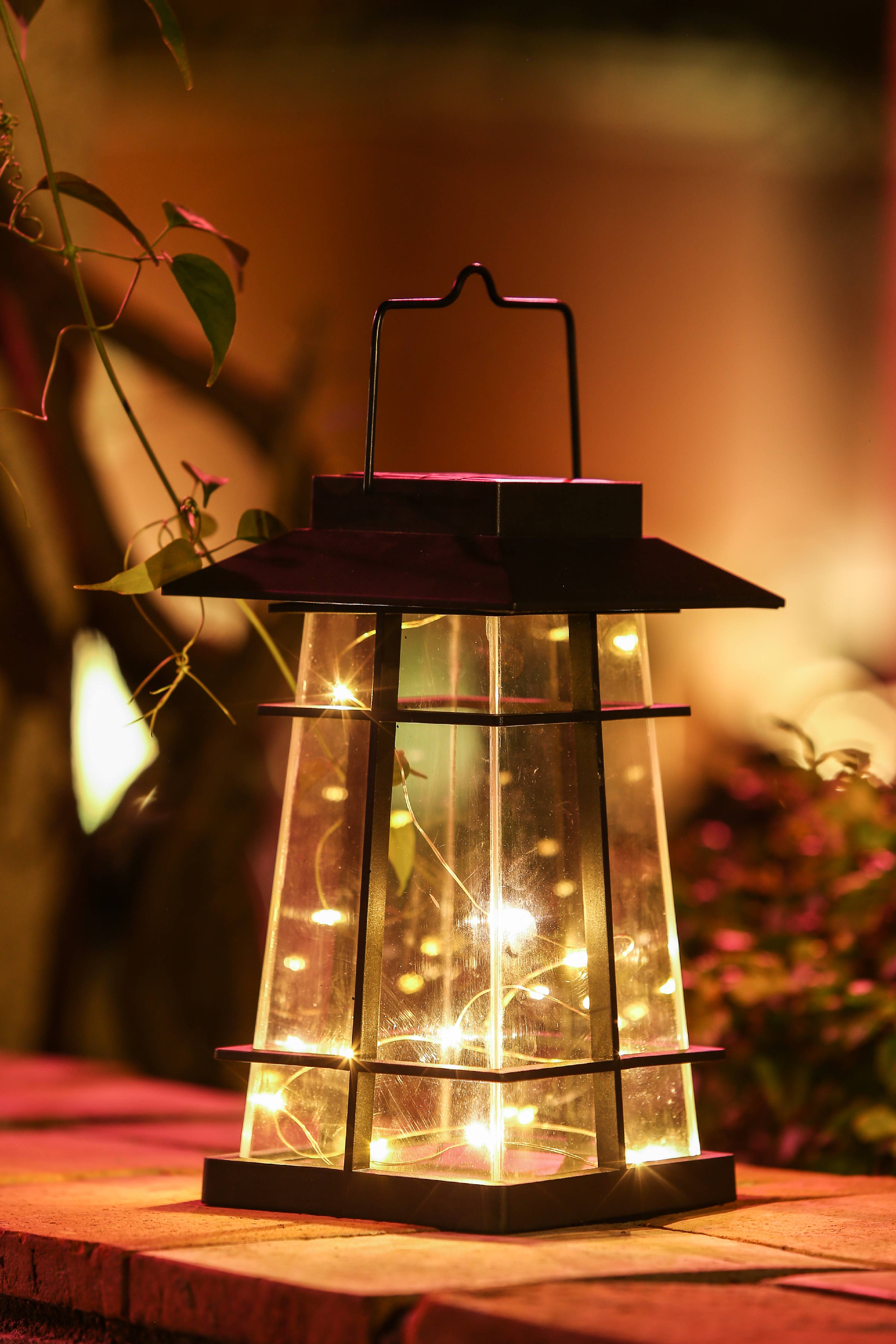 Starry Night Solar LED Lantern