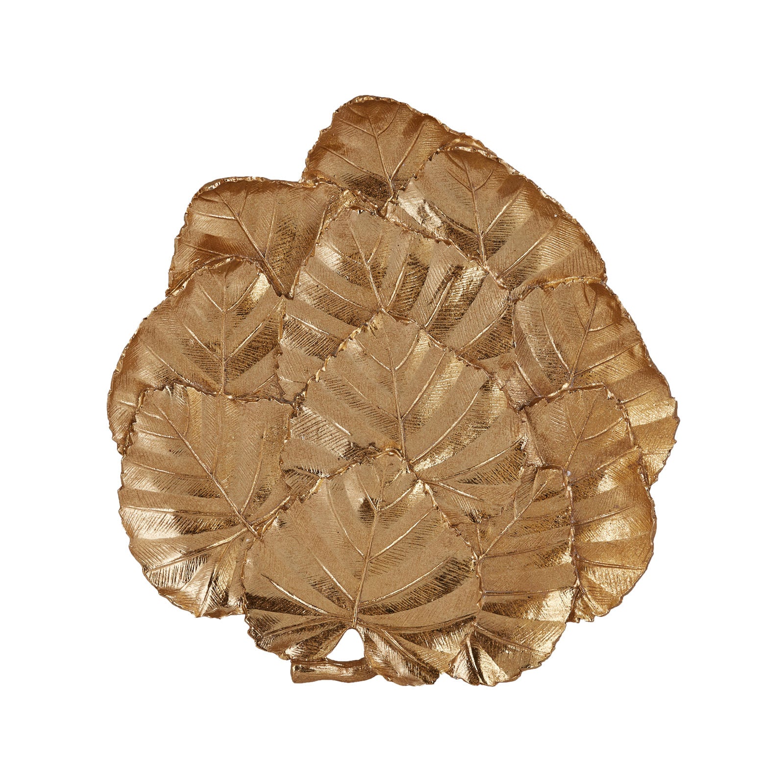 Karaca Leaf Plate 32X29X5 Cm Gold 153.19.01.1102