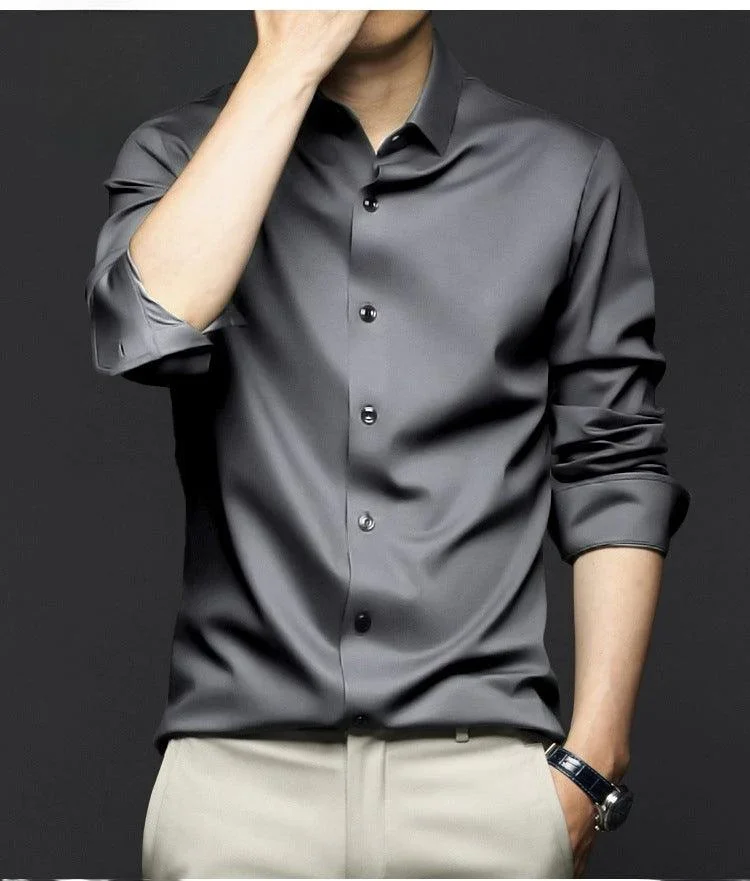 Camisa Social Alto Padrão IceSublime em Seda Gelo