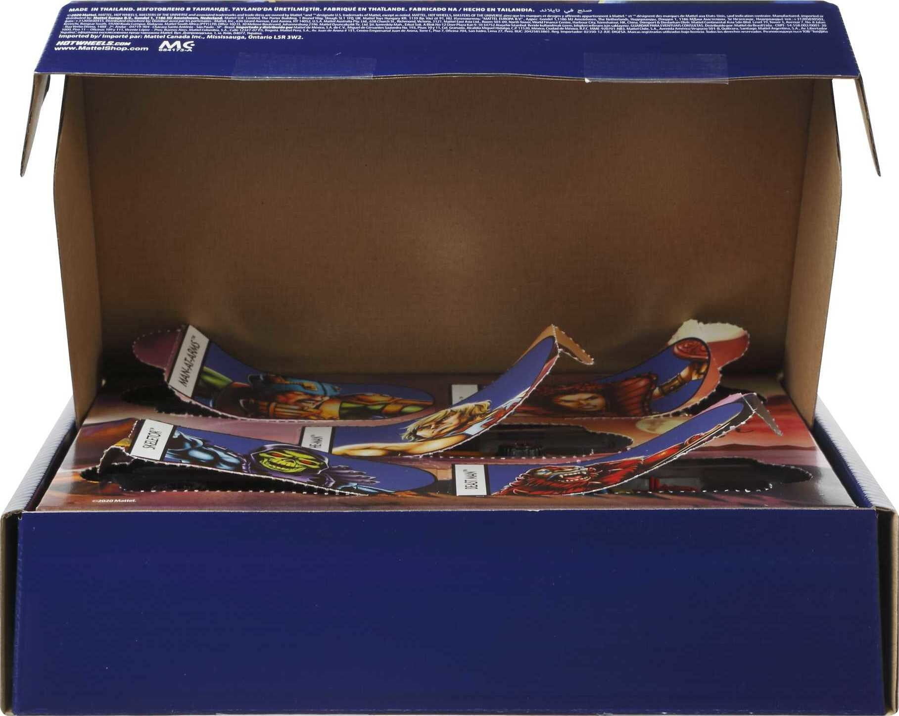 Hot Wheels Masters of the Universe Character Cars 5-Pack， Set of 5 1:64 Scale Toy Cars