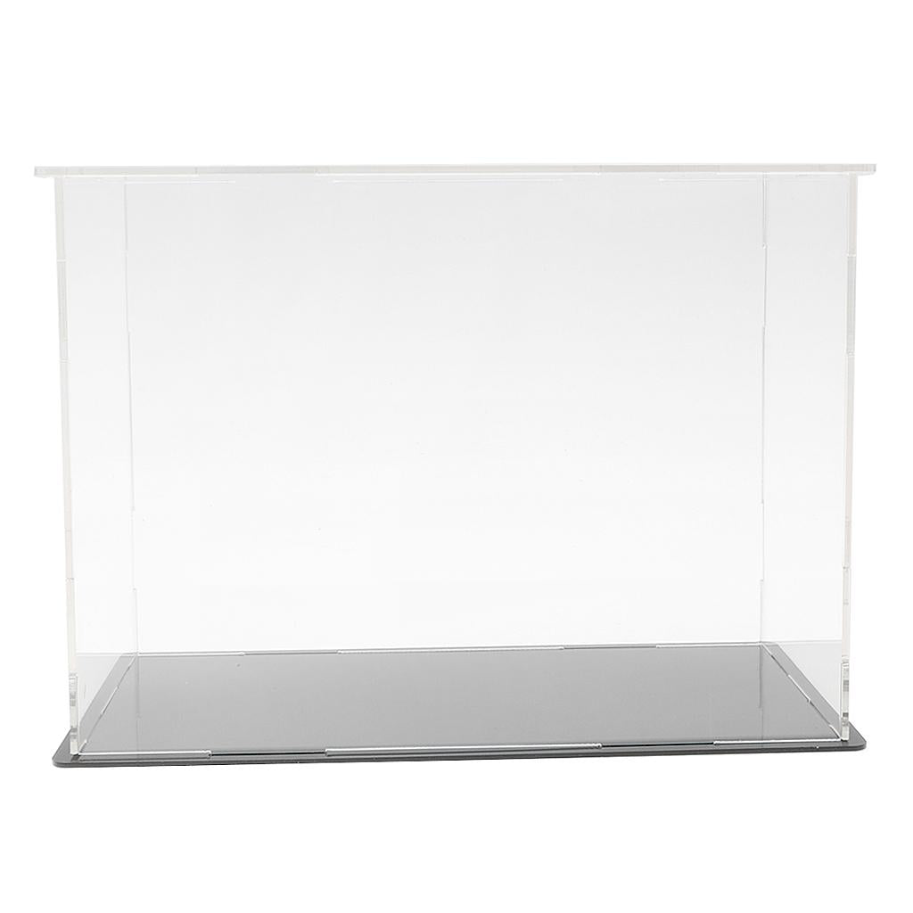 Clear Acrylic Display Case Box ( 7.87 x 4.72 x 5.90 inch ) With Base For Action Figures Vehicle Model Showcase Display Self-Assembly 20x12x15cm