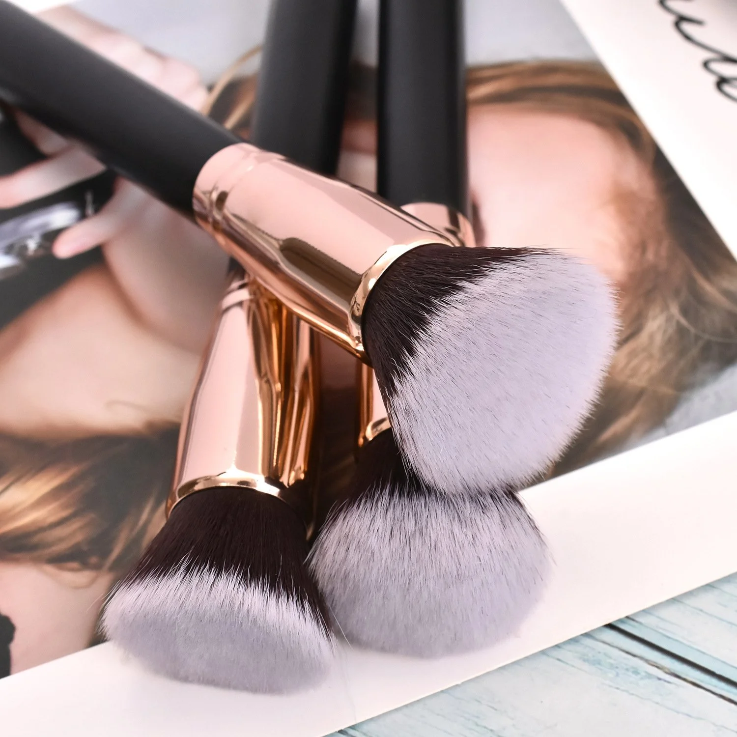 Private Label Synthetic Makeup Brushes for Foundation Powder