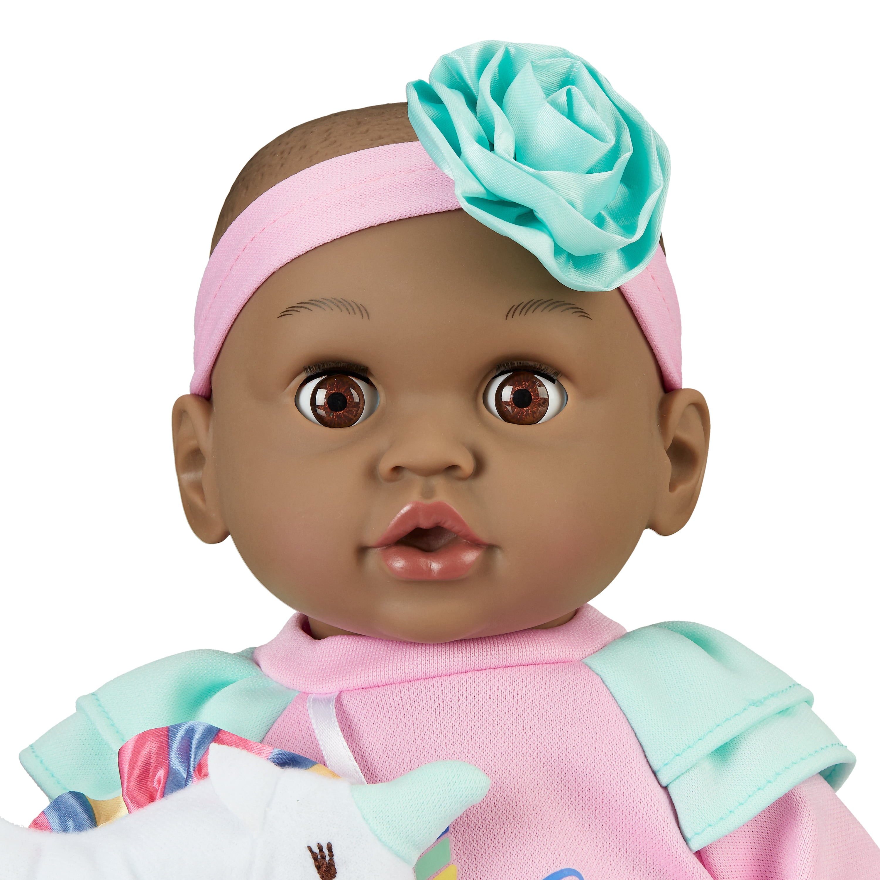 My Sweet Love African American Baby Doll Playset, 4 Pieces Included