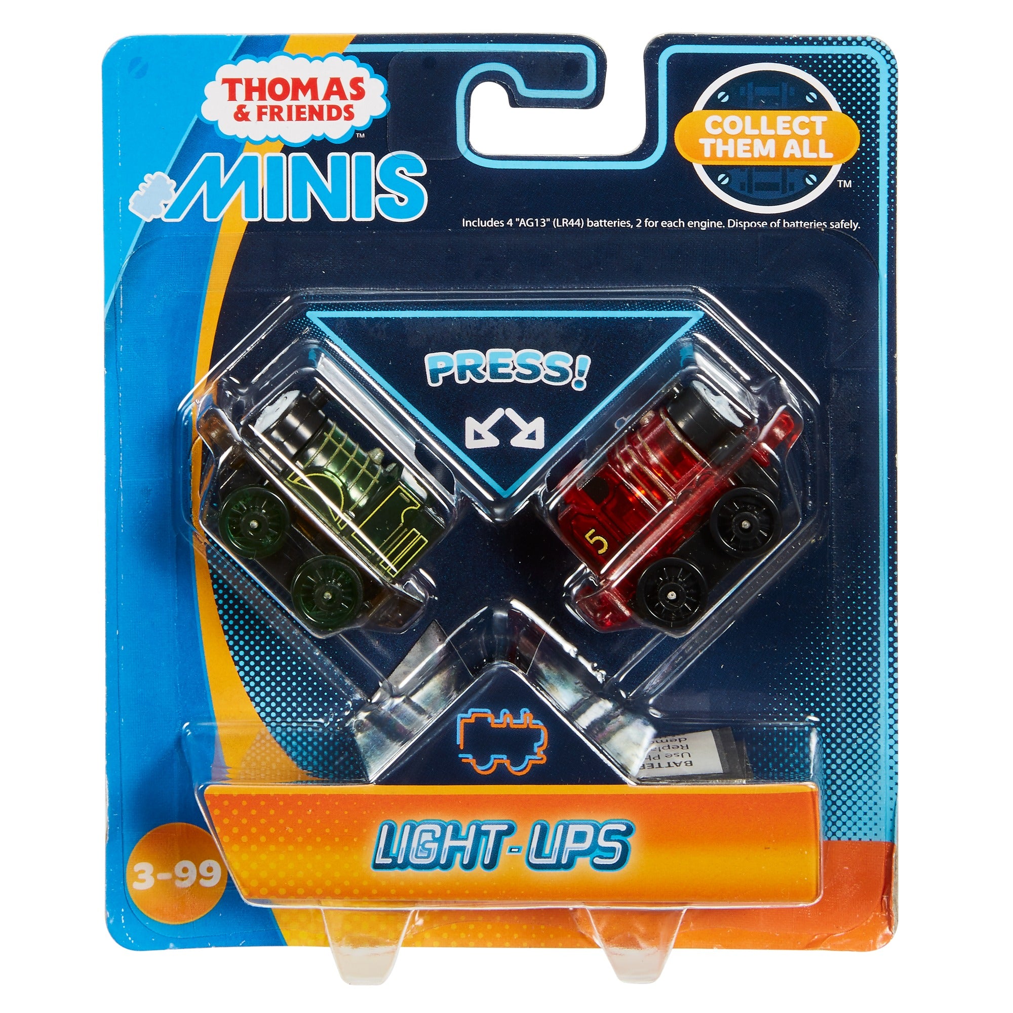 Thomas and Friends MINIS Light-Ups James and Emily Engines Train Vehicle Playset (2 Pieces)