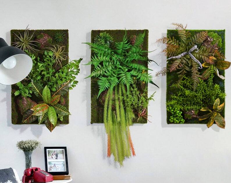 Artificial Plant Succulent Wall Art | Succulent Wall Art | Wall Decora