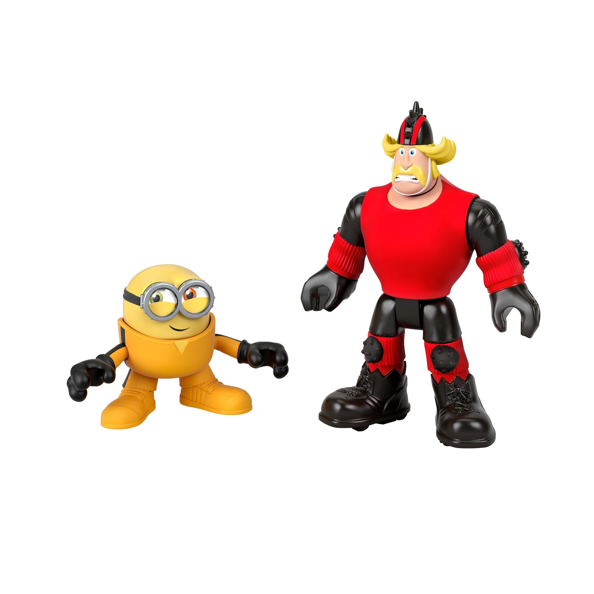 Imaginext Minions The Rise of Gru 2-Piece Figure Set Collection， Characters May Vary