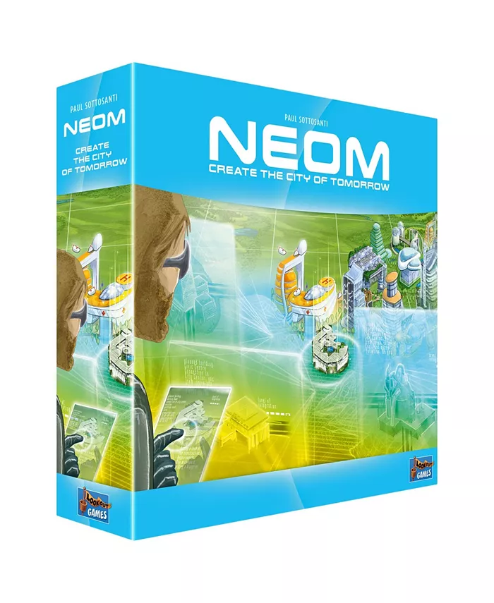 MasterPieces Puzzles Asmodee Editions Neom - Create The City Of Tomorrow Strategy Board Game