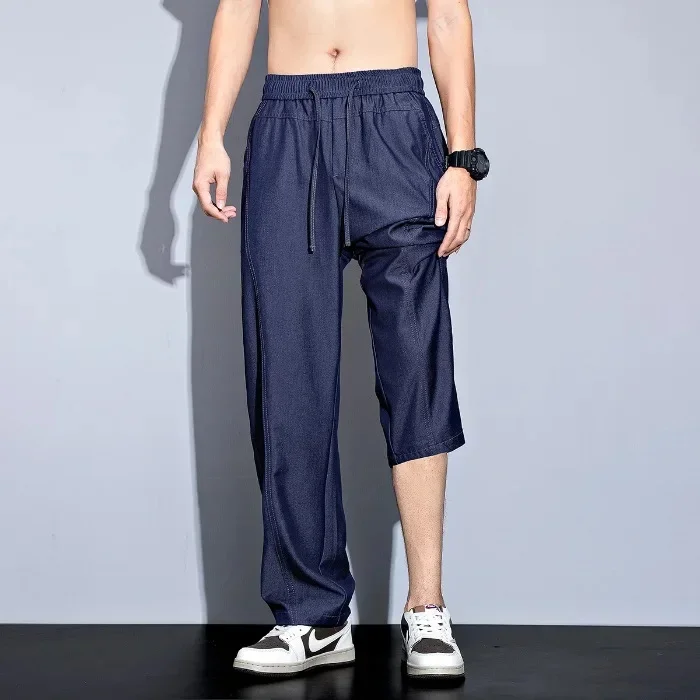 Calça Jeans Masculina SubZero™ em Algodão com Tecnologia Resfriadora / Conforto Máximo Até nos Dias Mais Quentes