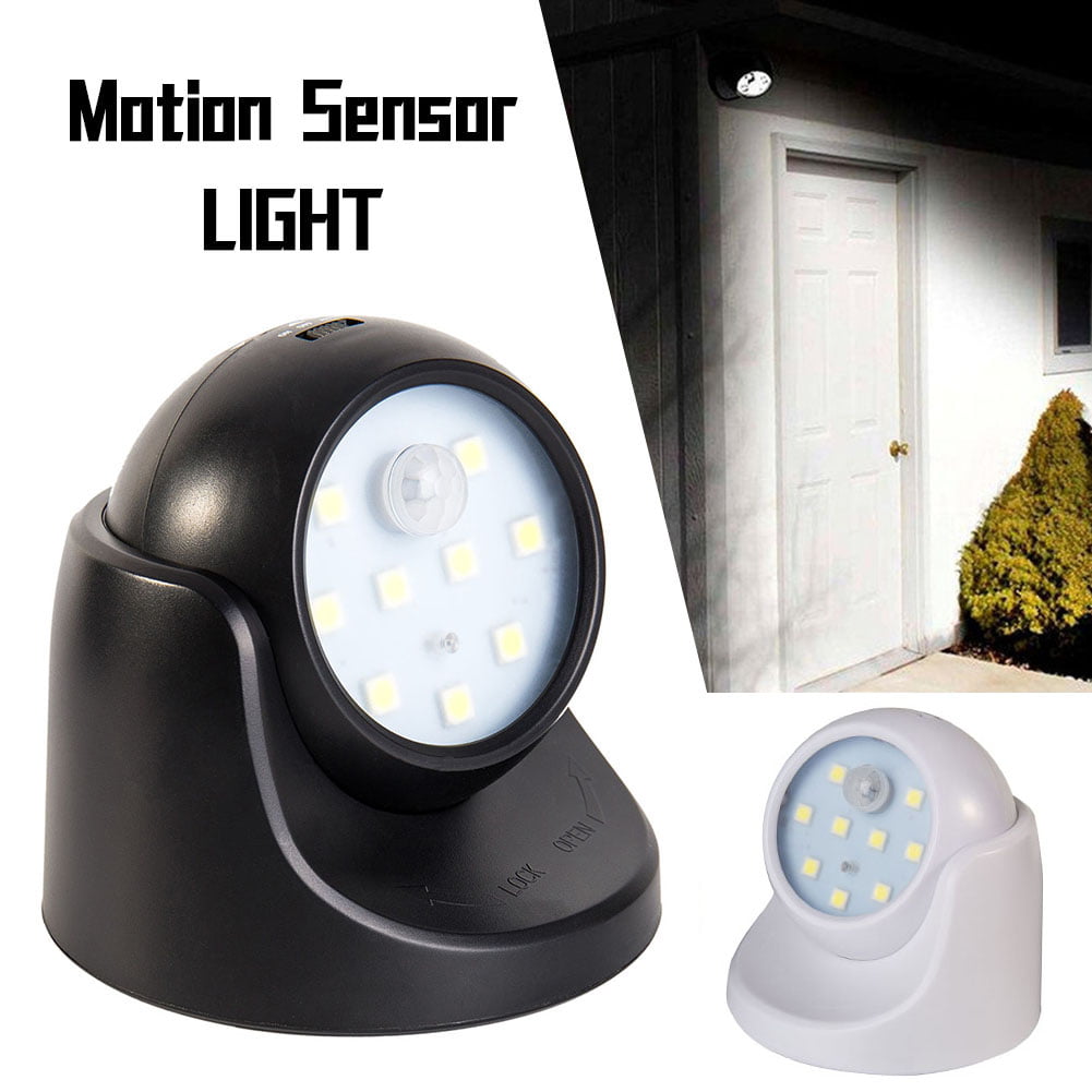Willstar LED Security Lights 360° Battery Operated Outdoor Motion Sensor Indoor Outdoor for Garden Security Led Light