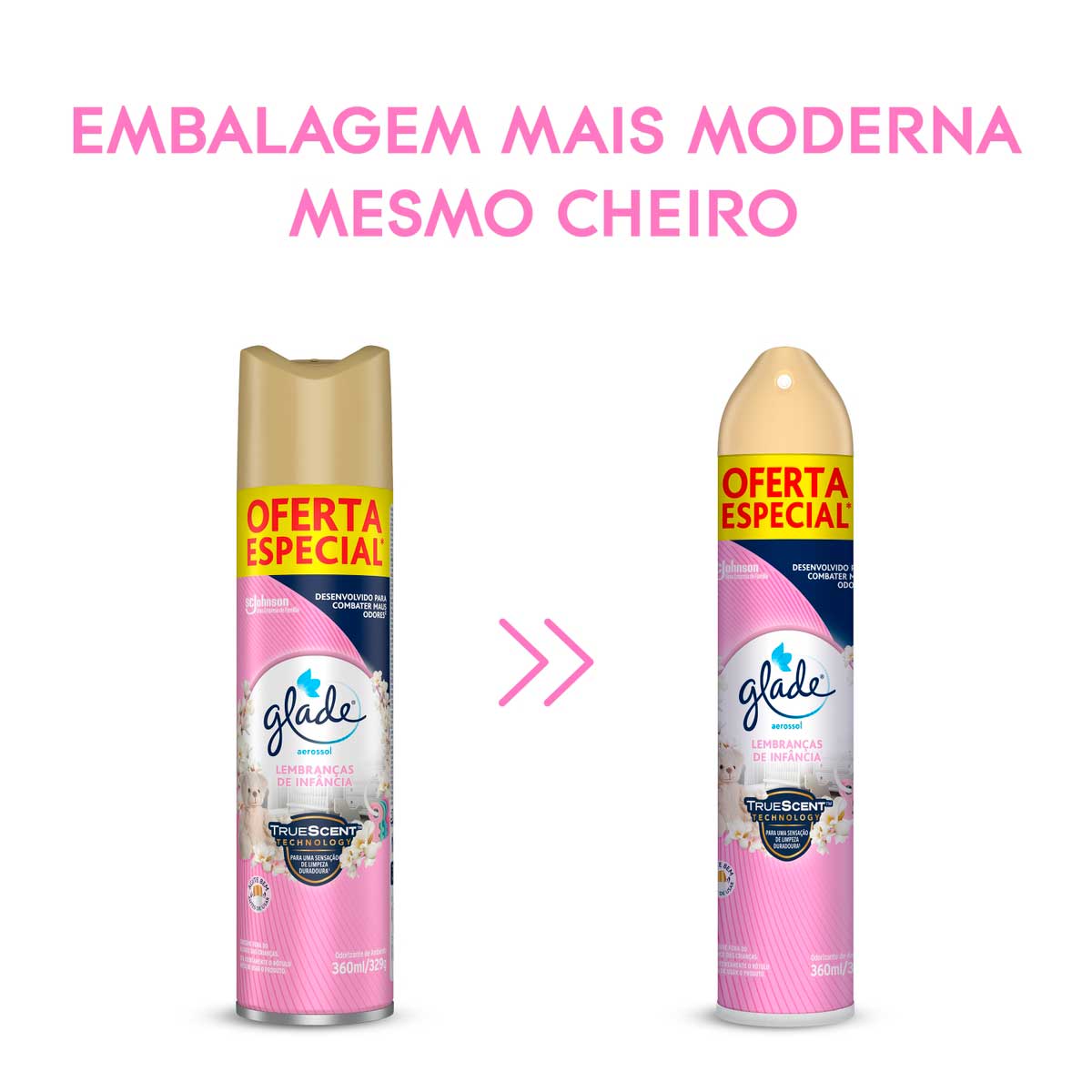 Desodorizador Glade Aerossol Lembrancas de Infancia 360ml Oferta Especial