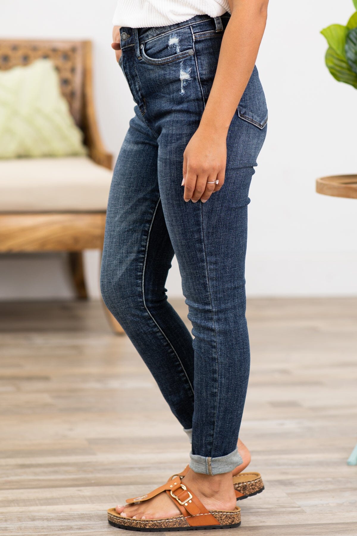 Judy Blue Dark Wash Tummy Control Jeans