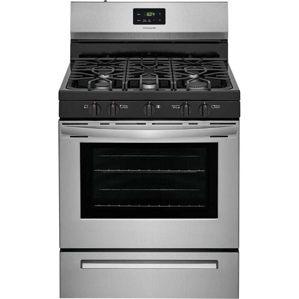 Frigidaire 30-inch Freestanding Gas Range with Even Baking Technology FCRG3052AS
