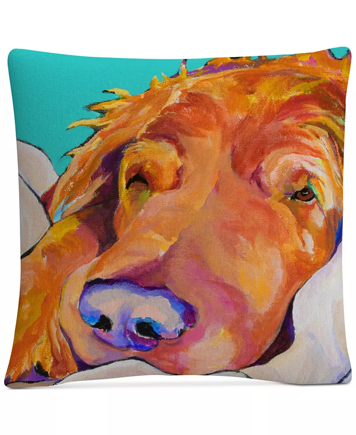 Baldwin Pat Saunders-White Snoozer King Decorative Pillow， 16