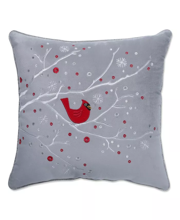Pillow Perfect Velvet Christmas Decorative Pillow， 17