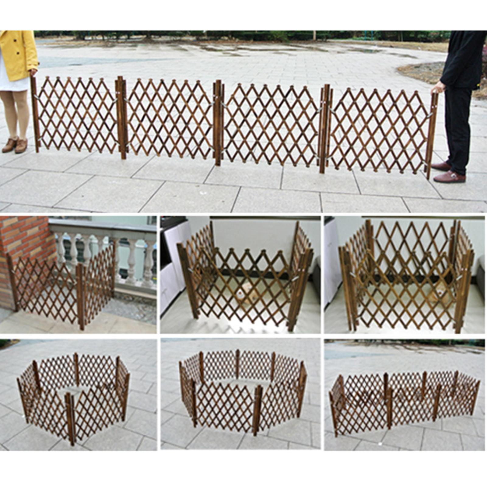 Expandable Accordion Dog Gate Folding Screen Door for Living Room Indoor House