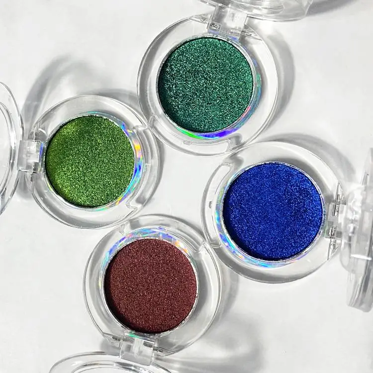 9Colors High Pigment Pressed MultiChrome Chameleon Single Eyeshadow