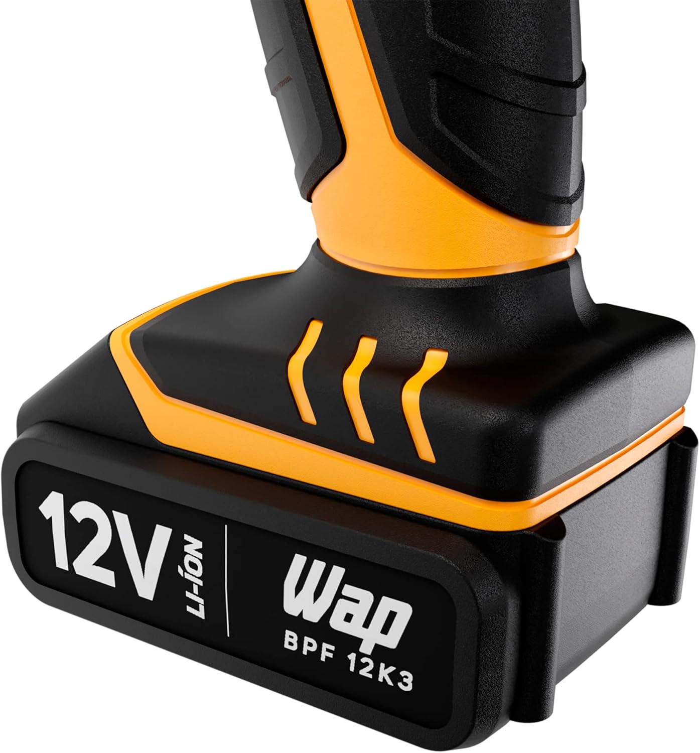 WAP Parafusadeira e Furadeira à Bateria 12V BPF-12K3, Kit de 13 Acessórios e Maleta, Empunhadura Emborrachada, Bivolt