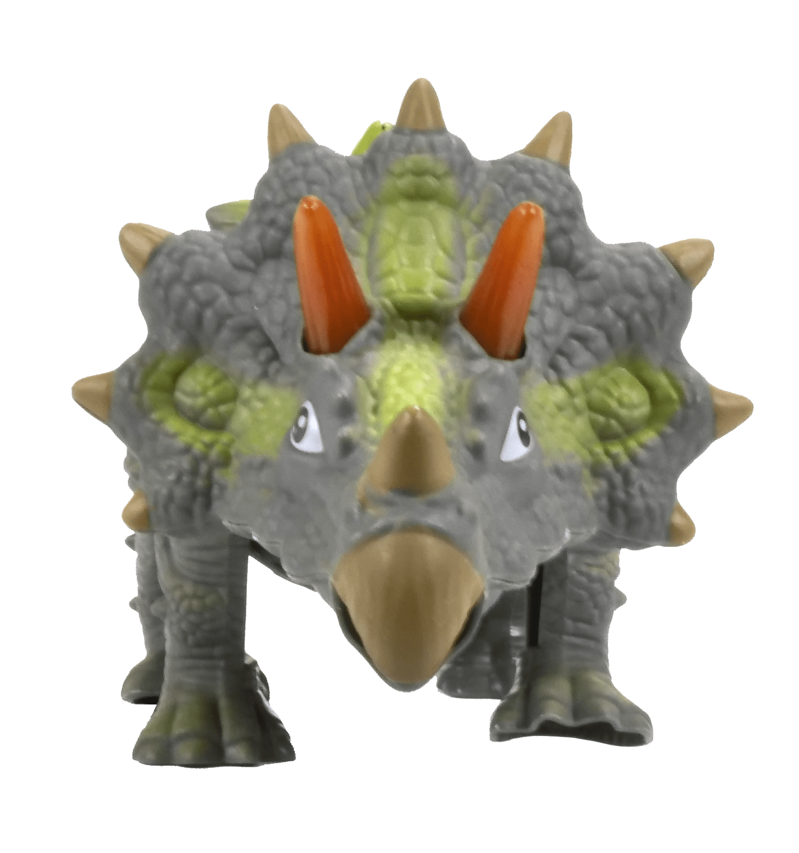 Contixo Infrared RC Dinosaur Triceratops Toy for Kids， Walking Roaring Tail Movement Light Up Eyes， DB2