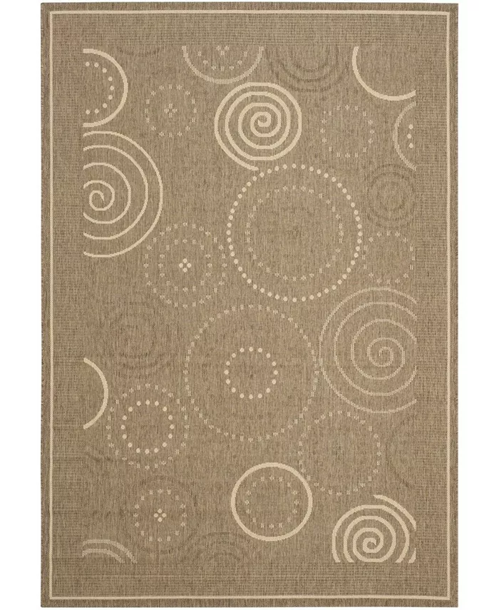Safavieh Courtyard Brown and Natural 7'10