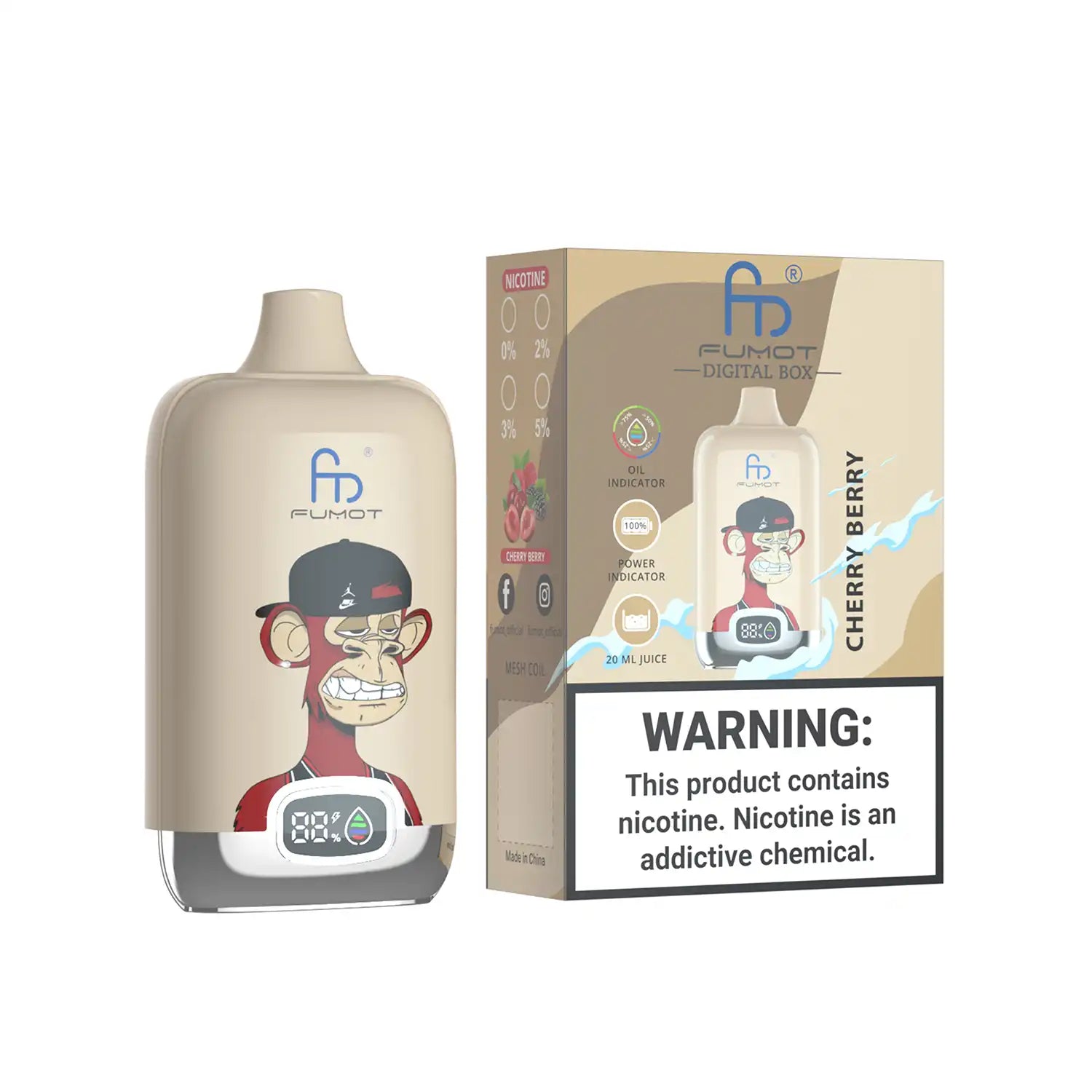 Tornado Vape 12000 - Cherry Berry
