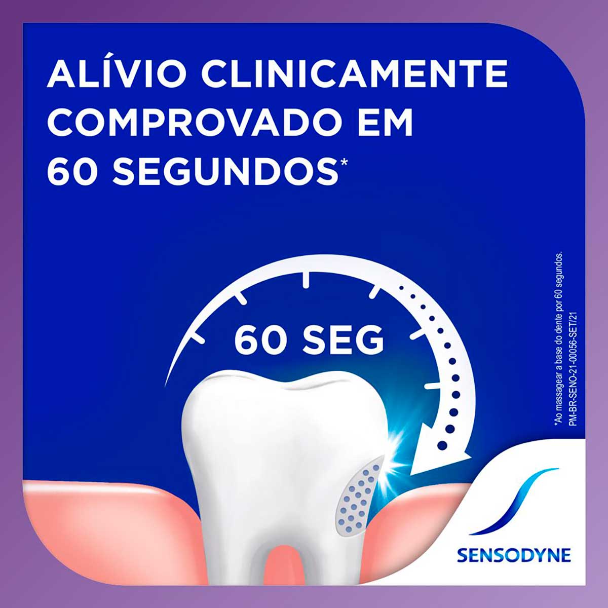 Sensodyne Rapido Alivio Para Dentes Sensiveis em 60 Segundos 50g