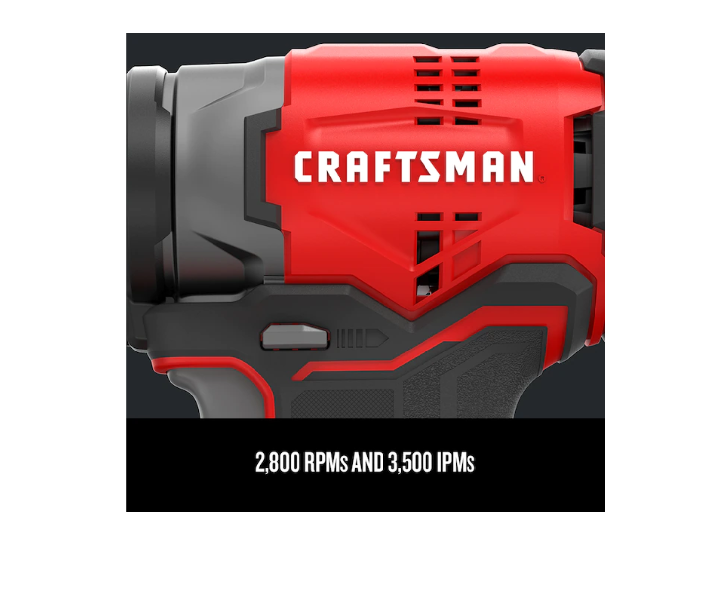 CRAFTSMAN CMCF810C2 V20 20-volt Max Variable Speed Brushless Cordless Impact Driver (2-Batteries Included)