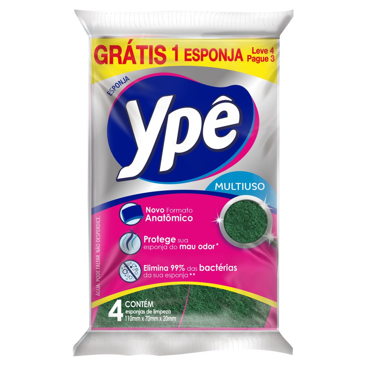 Esponja Ype Multiuso Leve 4 Pague 3