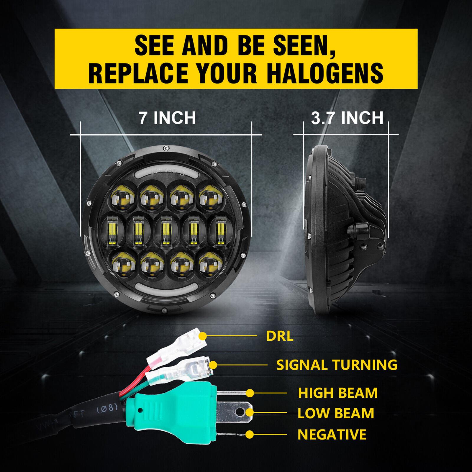 Summit Racing SUM-890281 Summit Racing? 7 in. LED Headlights