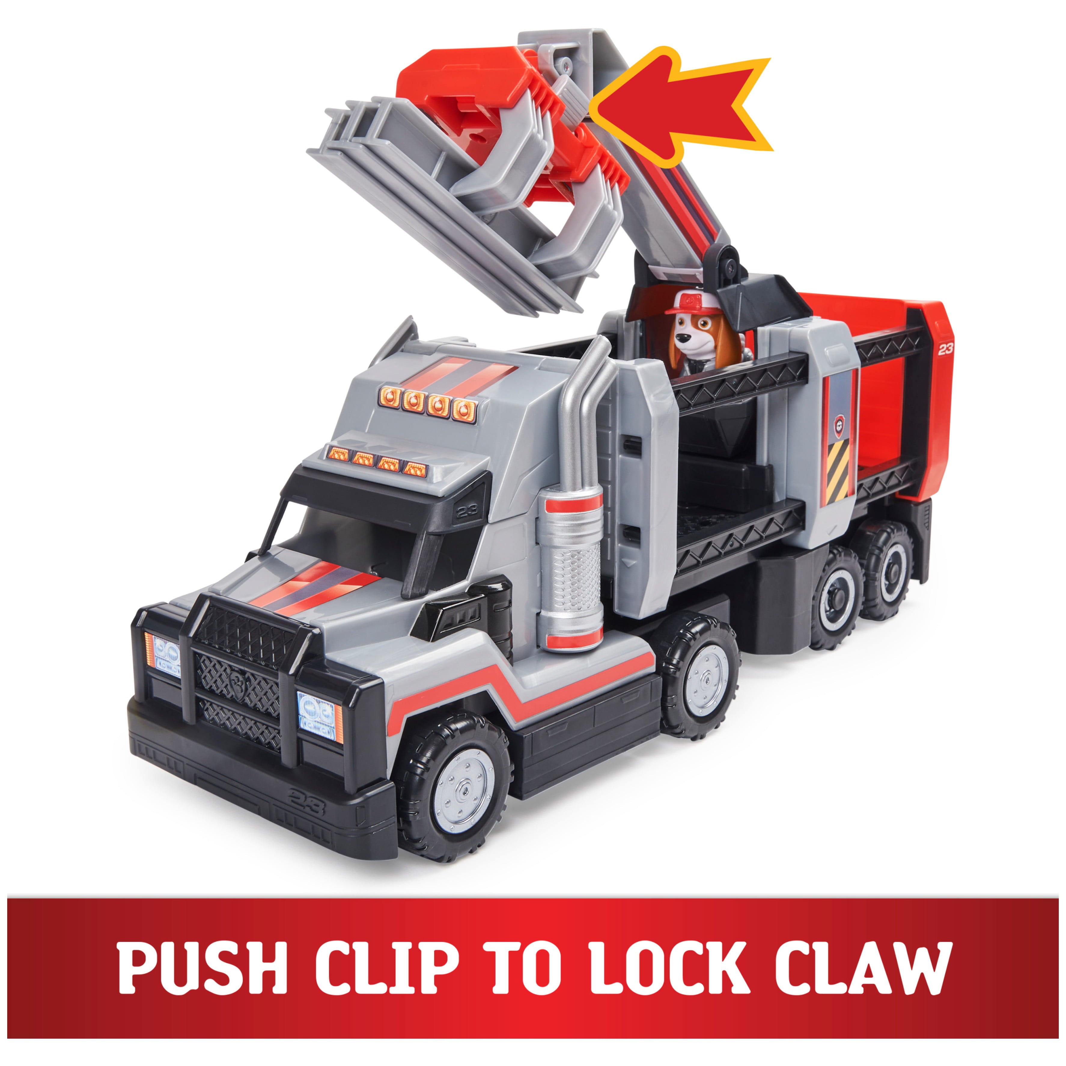 PAW Patrol， Al’s Deluxe Big Truck Toy with Moveable Claw Arm and Accessories