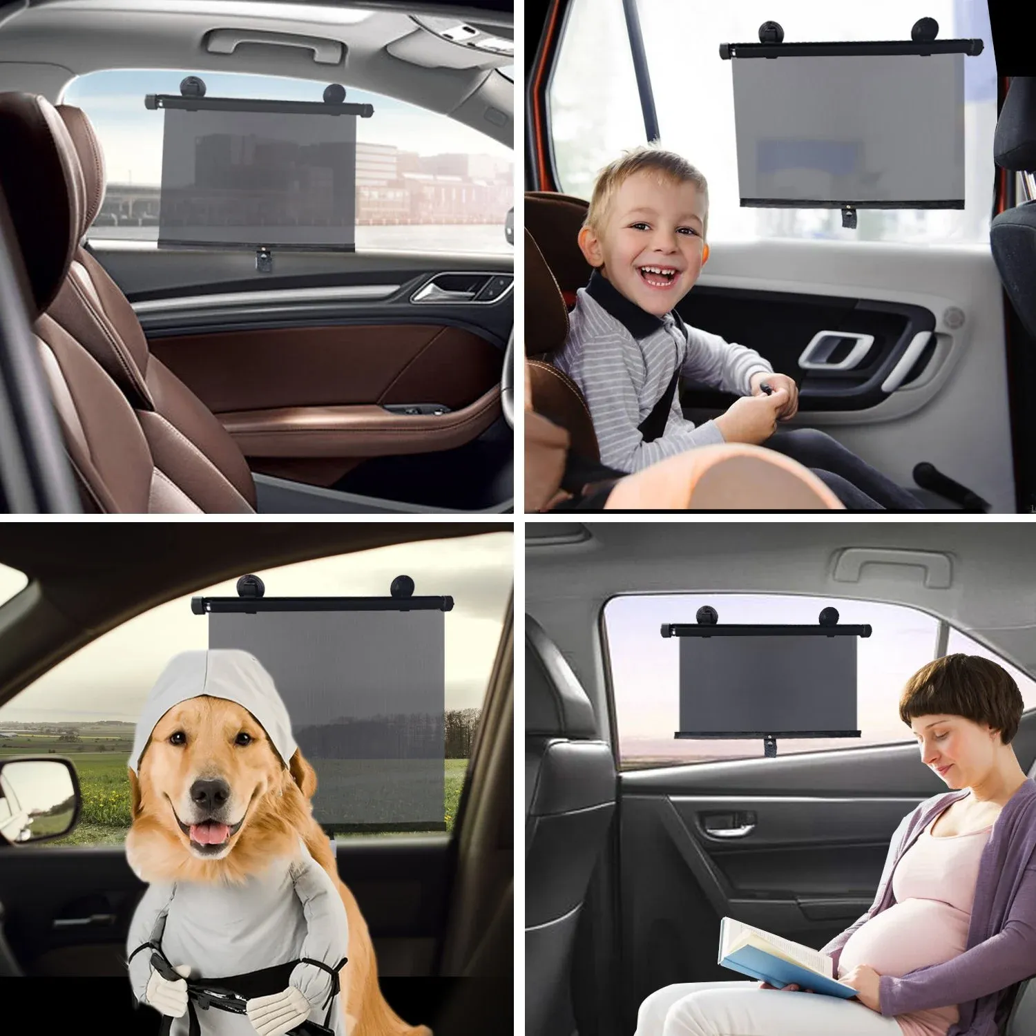 🔥  Promotion 49% OFF🔥Retractable Window Roller Sunshade For Truc