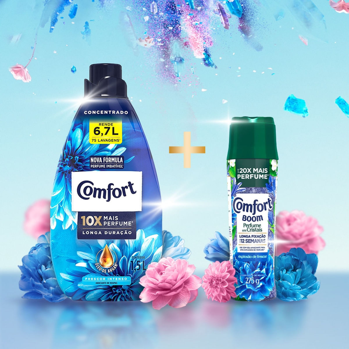 Comfort Boom Perfume em Cristais Explosao de Frescor 275g