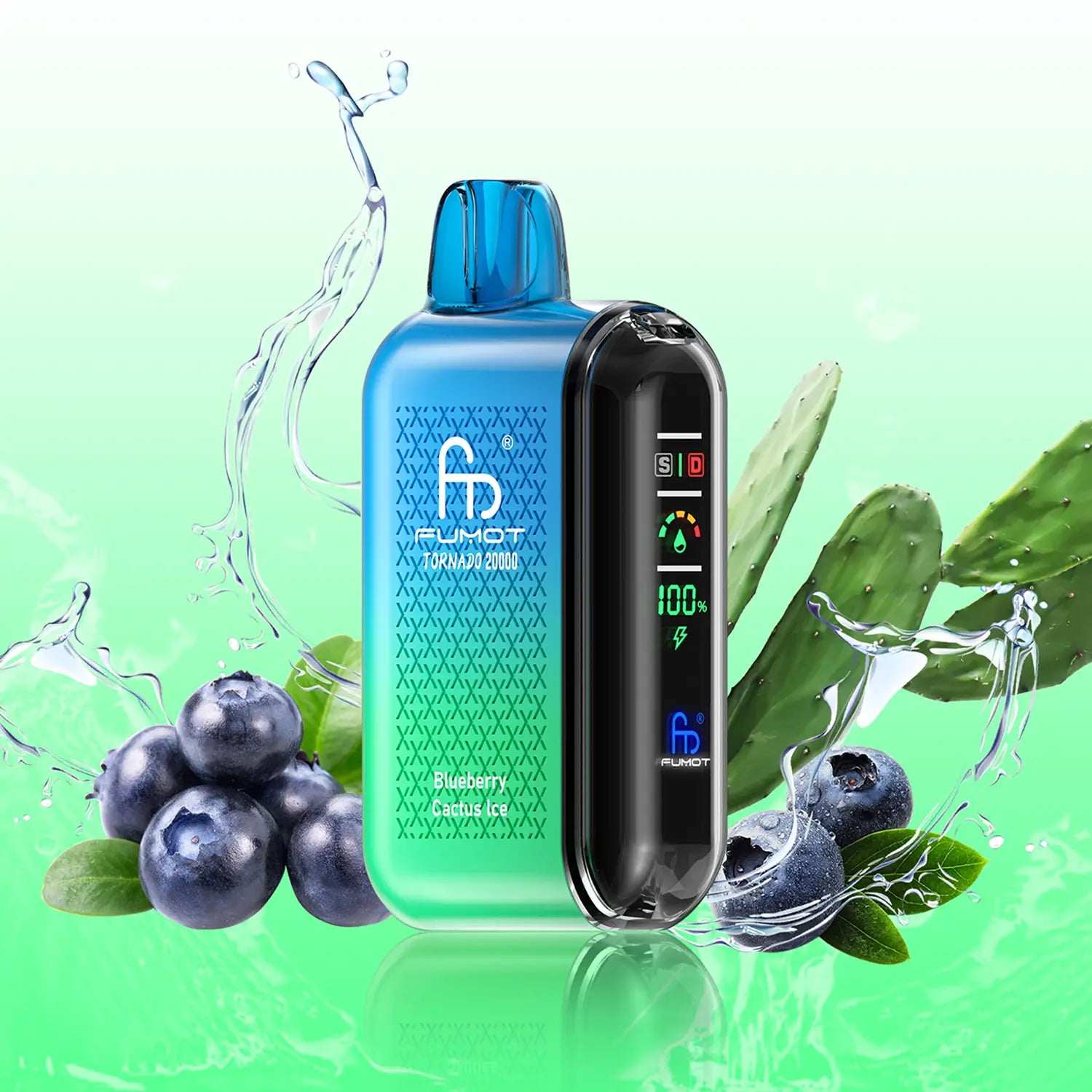 Fumot Tornado Vape 20000 - Blueberry Cactus Ice