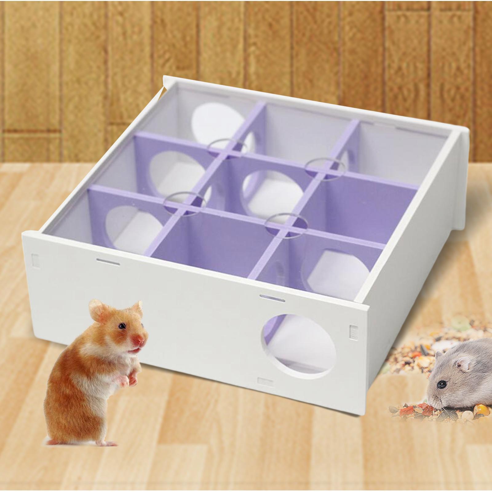 Pet Hamster Maze Tunnel Labyrinth Puzzle Toy for Small Animals Dwarf Hamster