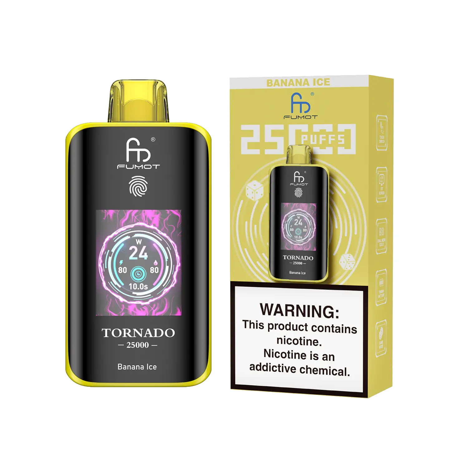 Fumot Tornado Vape 25000 - Banana Ice