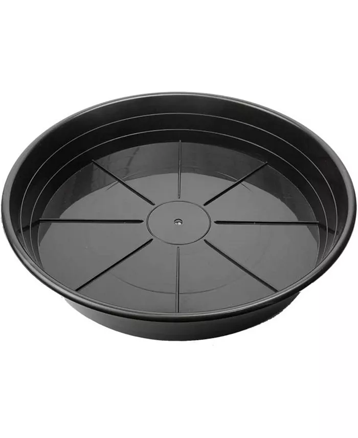 Sunpack UV-Resistant Premium Plastic Plant Saucer， 12 Inches Inside Diameter
