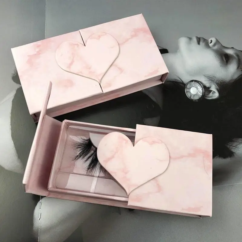 Book Heart False Eyelashes Box