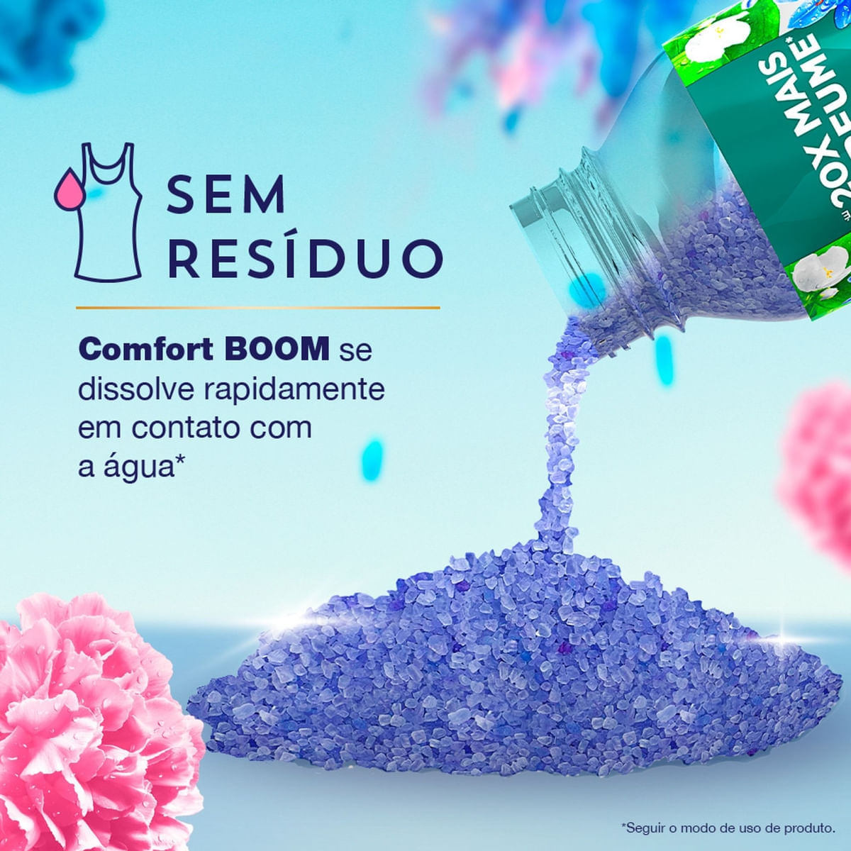 Comfort Boom Perfume em Cristais Explosao de Frescor 275g
