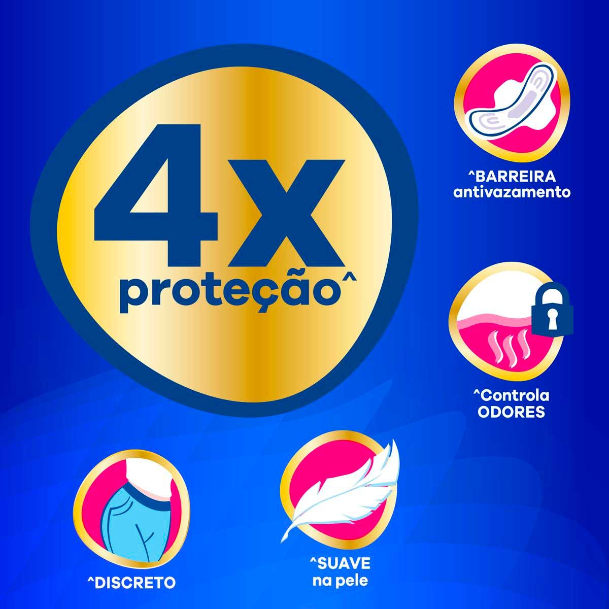 Absorvente Always M Suave com Abas 32 Unidades