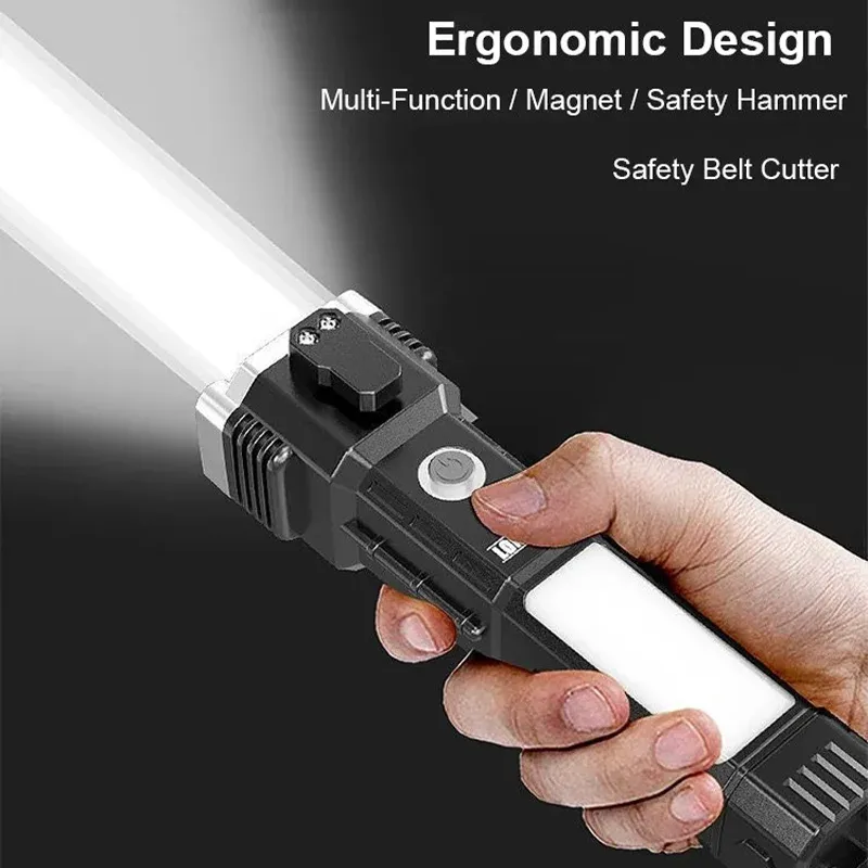48% 0FF 🔥🔥 - Super Bright Rechargeable LED Handheld Flashlight P