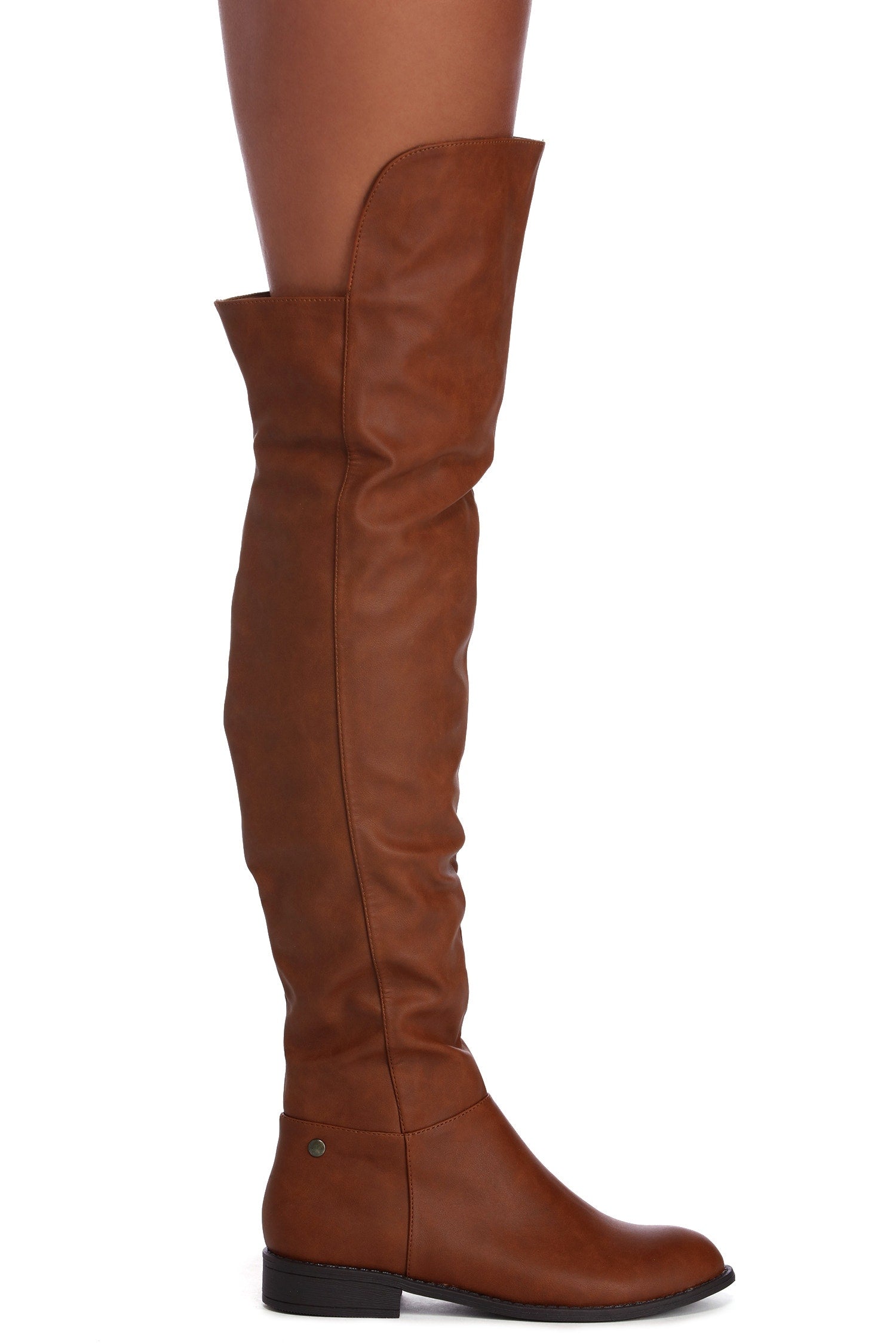 Ready To Ride Faux Leather Boots