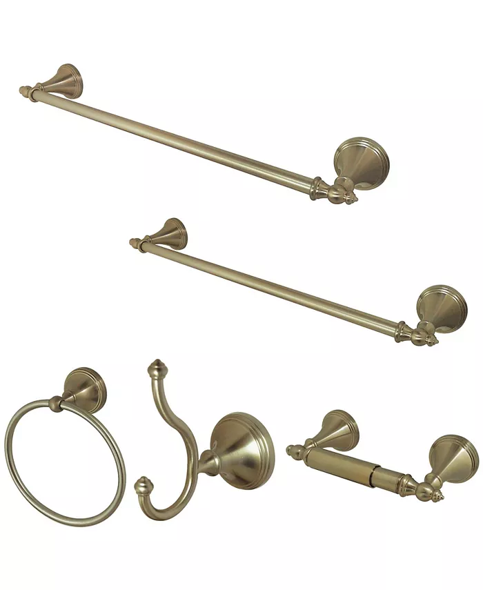 Kingston Brass Naples 18-Inch and 24-Inch Towel Bar Bathroom Accessory Set