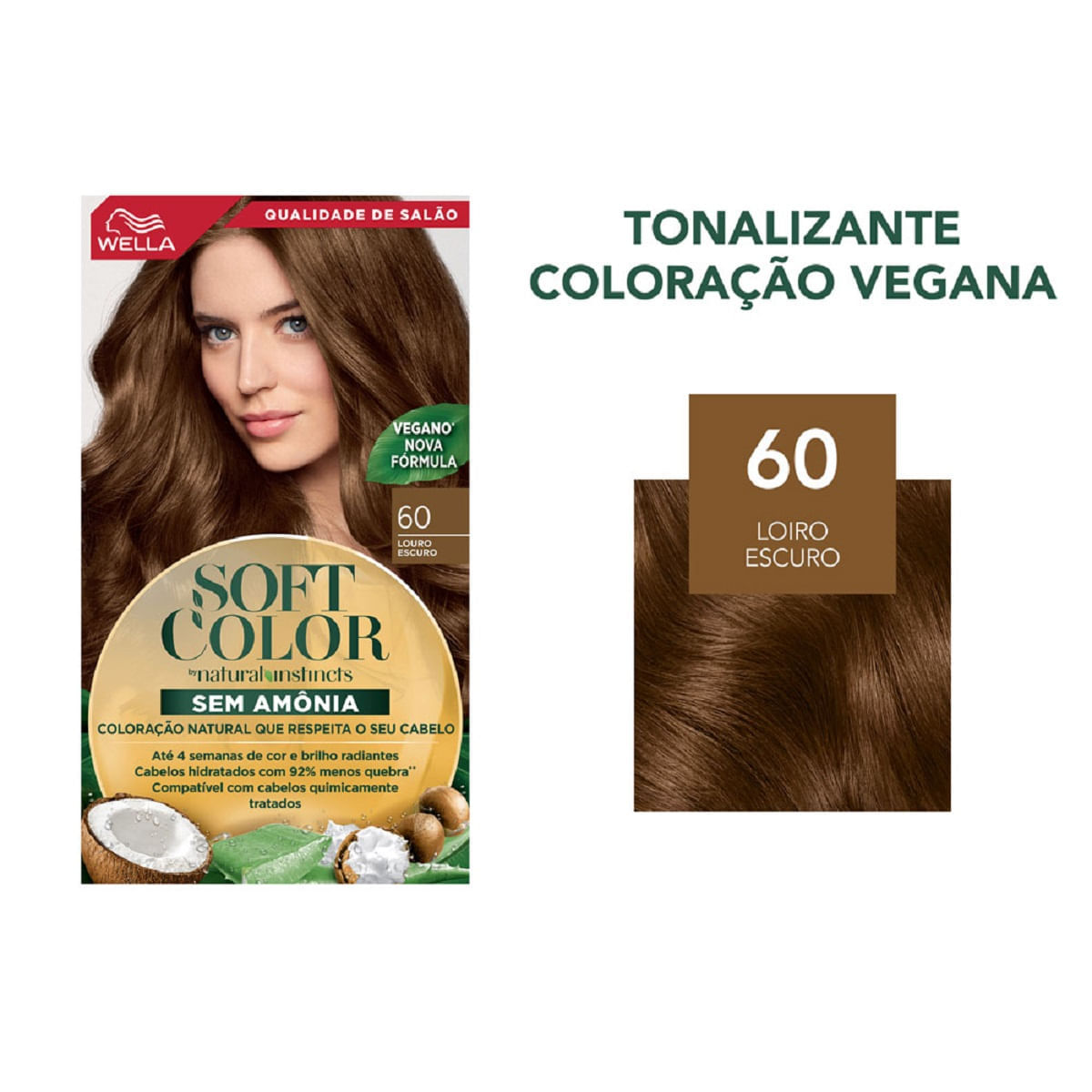 Tonalizante Wella Soft Color 60 Louro Escuro