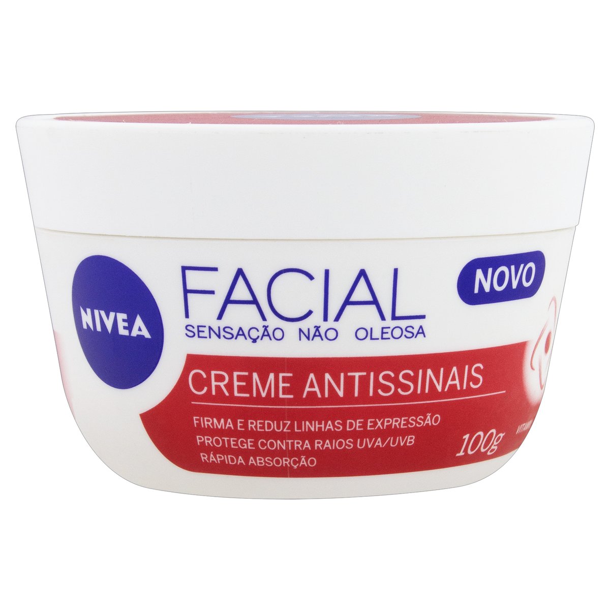 Kit Nivea Creme Facial Antissinais 100g + Agua Micelar Solucao de Limpeza 6 em 1 200ml