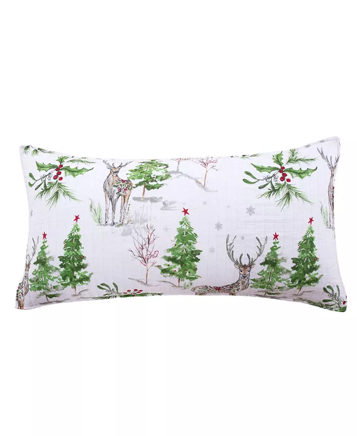 Levtex Villa Lugano Sleigh Bells Quilted Sham， King