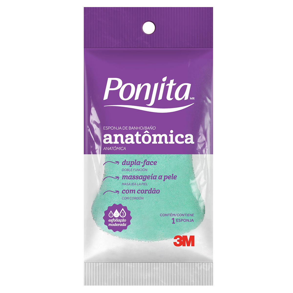 Esponja Anatomica para Banho Ponjita