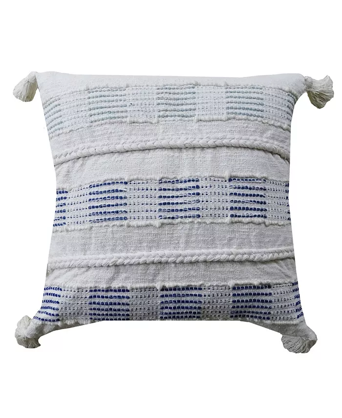 Vibhsa Chicos Home Handloom Woven Decorative Pillow， 22