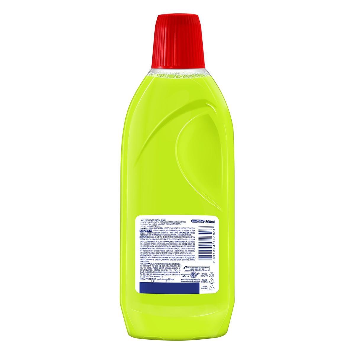 Limpador Diluivel Ajax Fresh Lemon 500 ml