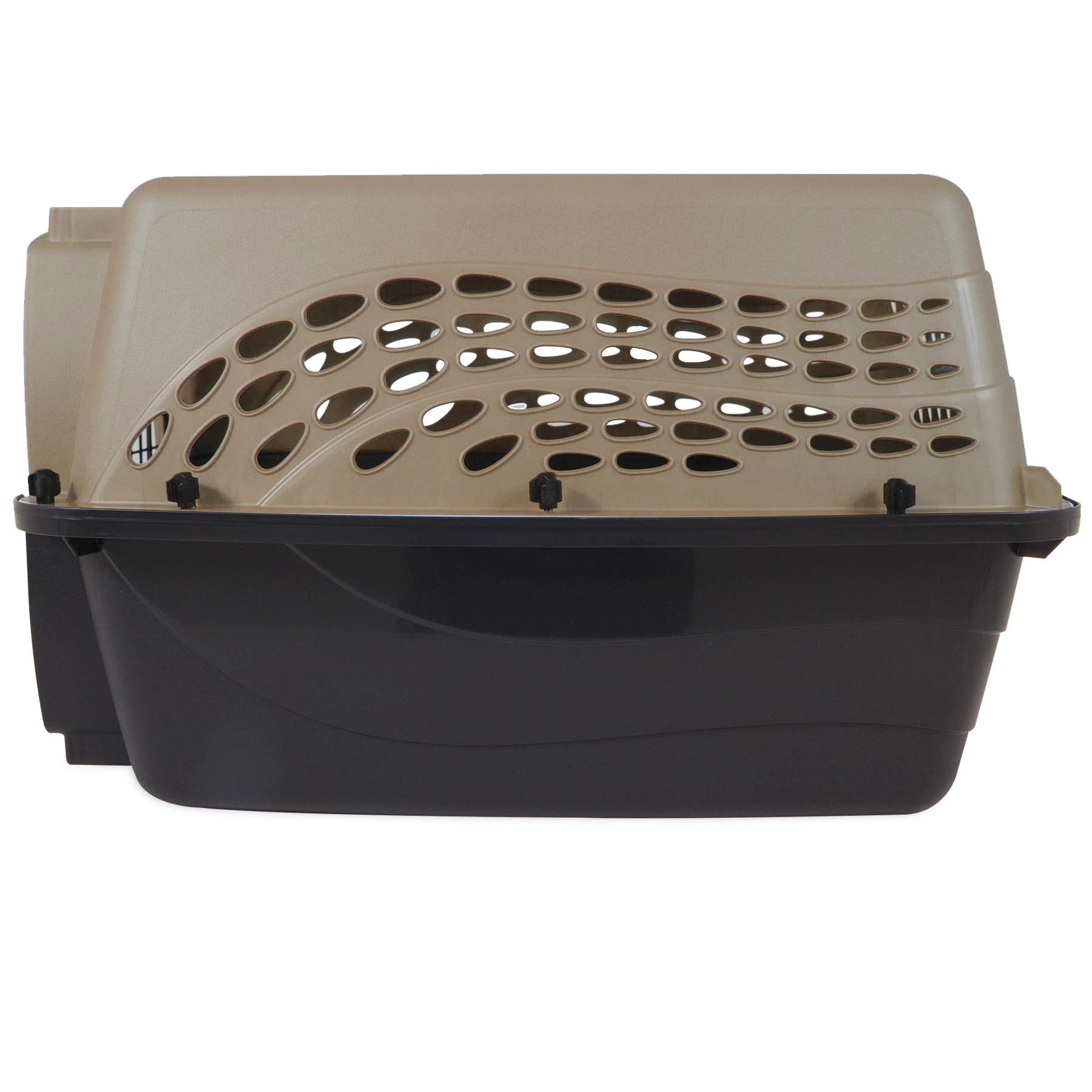 Petmate Top Load Plastic Dog Kennel， Tan， X-Small， 24