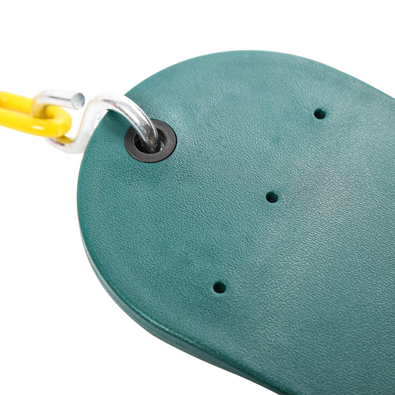 Sunnyglade 2PCS Swings Seats Heavy Duty with 66andquot; Chain Plastic Coated， Playground Swing Set Accessories Replacement with Snap Hooks， Support 250lb