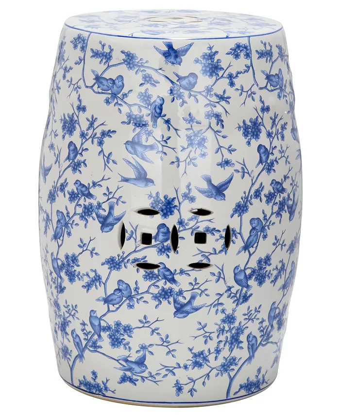 Safavieh Blue Birds Garden Stool